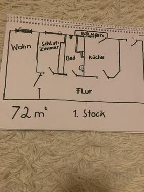 Foto - Etagenwohnung zur Miete in Halle (Saale)