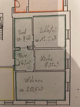 Foto - 2 Zimmer Wohnung - 650,00&nbsp;EUR Kaltmiete, ca.&nbsp; 55,00&nbsp;m&sup2;