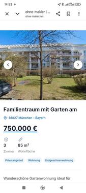 Foto - 3 Zimmer Gartenwohnung Familientraum Waldnähe Trudering