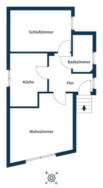 Foto - Haus zum Vermieten 2 Zimmer ,1 Küche , 1 Bad & Wc in Ludwigshafen