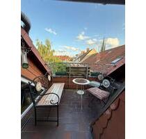 Möblierte Dachgeschoss-Whg mit Balkon in Linden zur Untemiete - Hannover Linden-Limmer