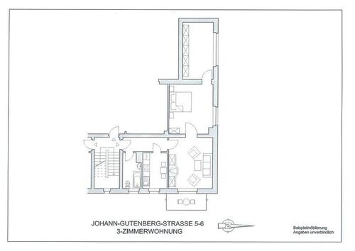 Foto - Etagenwohnung zur Miete in Naumburg (Saale)