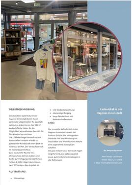 Foto - Ladenlokal in der Hagener- Innenstadt