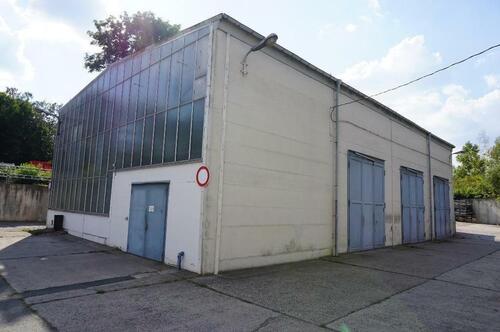 Foto - Werkhalle mit 5 to Portalkran und LKW Gruben - Büro + Lager mögl