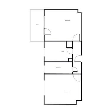 Foto - 2 Zimmer Etagenwohnung zur Miete in Frankfurt am Main