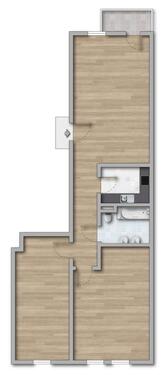 Foto - 3 Zimmer Dachgeschoßwohnung in Gotha