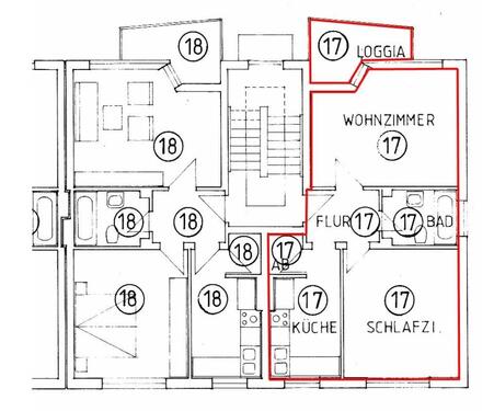Foto - 2 Zimmer Etagenwohnung zur Miete in Schlitz