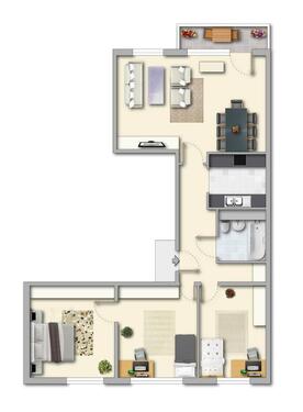 Foto - 4 Zimmer Etagenwohnung in Gotha