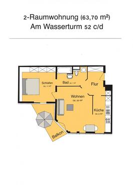 Foto - 2 Zimmer Erdgeschoßwohnung zur Miete in Köthen (Anhalt)