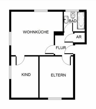 Foto - Etagenwohnung zur Miete in Essen