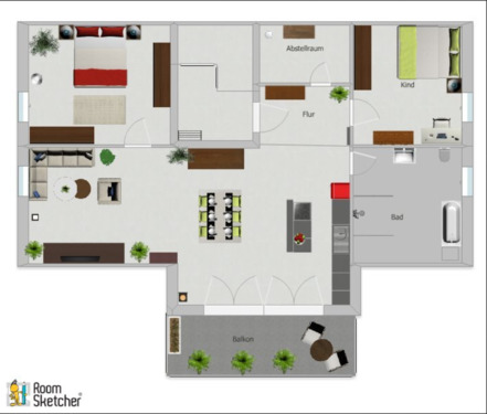 Foto - 3 Zimmer Etagenwohnung zur Miete in Obernburg am Main