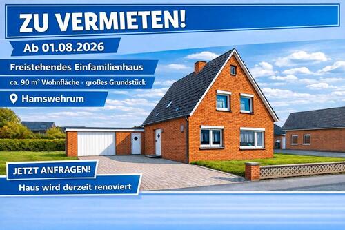 Foto - Einfamilienhaus zu vermieten - 900,00&nbsp;EUR Kaltmiete, ca.&nbsp; 90,00&nbsp;m&sup2;