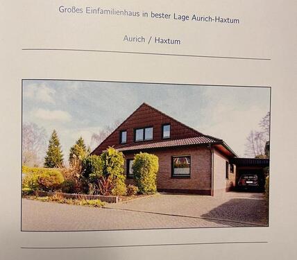 Foto - Großes Haus in Aurich-Haxtum zu verkaufen