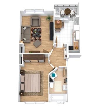 Foto - 2 Zimmer Erdgeschoßwohnung zur Miete in Magdeburg