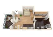 Foto - 1-Raum Wohnung mit kleiner Terrasse