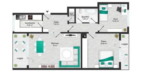Foto - 3 Zimmer Etagenwohnung in Solingen