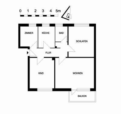 Foto - Etagenwohnung in Neustadt in Holstein zur Miete