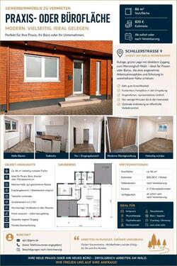 Foto - Moderne Praxis- oder Bürofläche in ruhiger Waldlage – 86 m², sofo