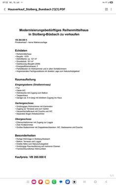 Foto - 4 Zimmer Reihenhaus zum Kaufen in Stolberg (Rhld.)