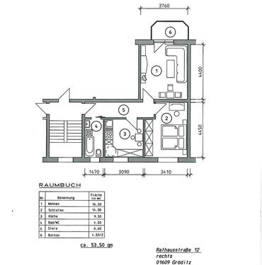Foto - zentral gelegene Wohnung mit Balkon