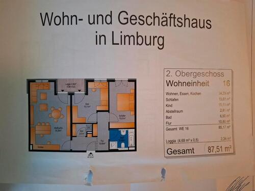Foto - 3 Zimmer Etagenwohnung zum Kaufen in Limburg an der Lahn