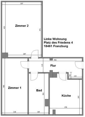 Foto - 2 Zimmer Etagenwohnung zur Miete in Franzburg