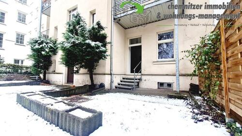 Foto - Individuell geschnittene 2-Raum-Wohnung mit eigener Terrasse & Einbauküche am Küchwald