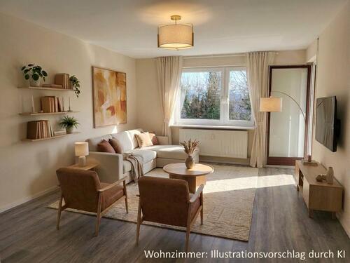 Foto - ES-Zollberg: Praktische 3,5-Zimmer-Wohnung * Südbalkon * 1. OG