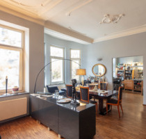 Oberkassel 115 qm Altbauwohnung, Stuck, Parkett, 2 Balkone - Düsseldorf Niederkassel