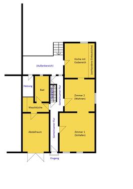 Foto - 2,5 ZKB-Wohnung in Hülzweiler zu vermieten
