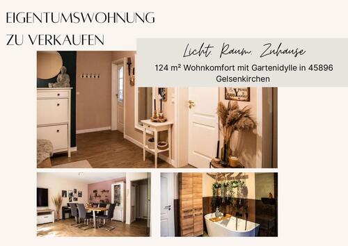 Foto - 124 qm Eigentumswohnung mit Garten, Garage und Balkon