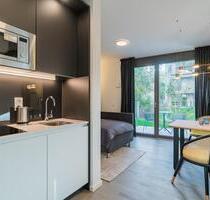 Hochwertig möbliertes Single-Apartment mit Gartenterrasse - Berlin Neukölln