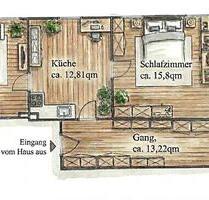 Frisch renovierte 2-Zimmer EG Wohnung im Herzen von Teisbach - Dingolfing