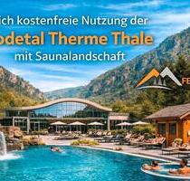 ☀️ Ferienwohnung SAUNA✔️THERME✔️ FeWoApartment Urlaub THALE HARZ