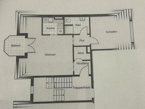 Foto - 2 Zimmer Etagenwohnung in Dietzenbach