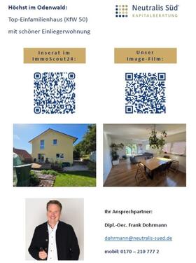 Foto - Einfamilienhaus zum Kaufen in Höchst im Odenwald