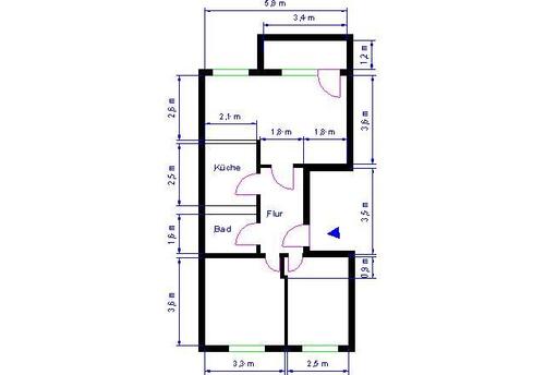 Foto - 3 Zimmer Etagenwohnung in Magdeburg