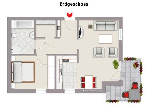 Foto - 2 Zimmer Etagenwohnung zum Kaufen in Sassenberg