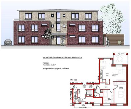 Foto - Wärmeeffiziente 3ZKB Wohnung mit Heizkosten Flatrate (WHG3)