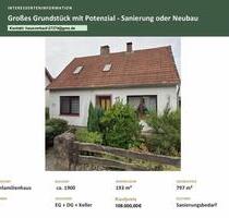 Ohne Makler - großes Grundstück mit Potenzial (SanierungNeubau) - Visselhövede