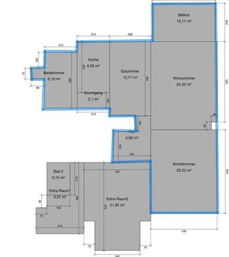 Foto - 3 Zimmer Etagenwohnung zur Miete in Güstrow