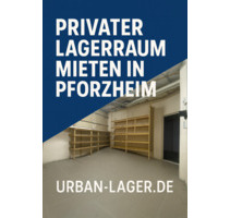 privaten Lagerraum mieten in Pforzheim – 22 m², zentral, mit Strom & Regalen