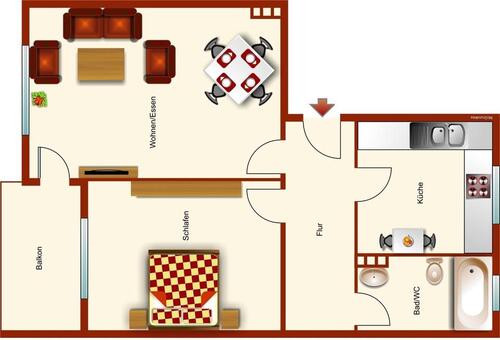 Foto - Etagenwohnung in Dortmund zum Kaufen