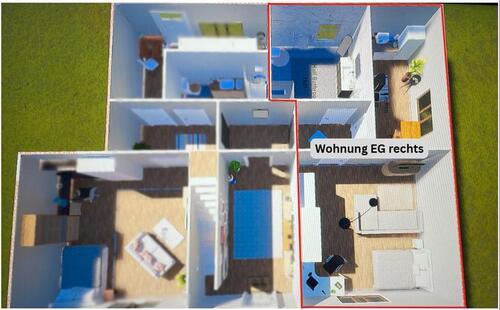 Foto - 1 Zimmer Erdgeschoßwohnung zur Miete in Quakenbrück
