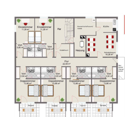 Foto - Etagenwohnung zur Miete in Rickenbach