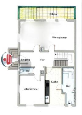 Foto - 2.5 Zimmer Erdgeschoßwohnung zur Miete in Wäschenbeuren