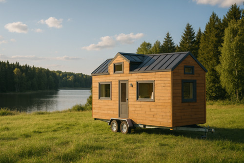 Foto - TINYHOUSE in ruhiger Atmosphäre