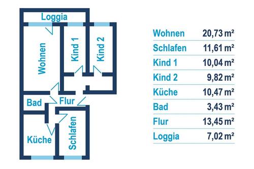 Foto - Etagenwohnung zur Miete in Reichenbach im Vogtland