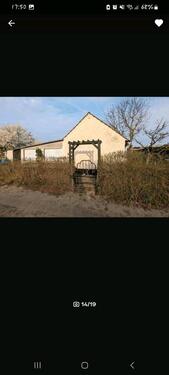 Foto - Schrebergarten mit massivem Haus und großem gewächshaus