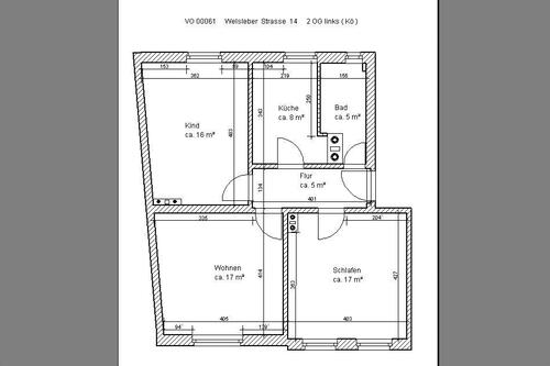 Foto - familienfreundliche 3-Raum-Wohnung in zentraler Lage - VO61